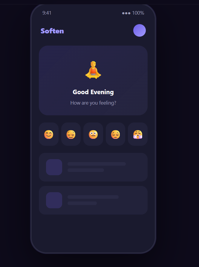 Soften App Screenshot